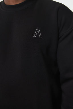 TRENDYOL MAN Kahverengi Buyuk Beden Oversize/Genis Kesim Ici Polar/S?cak Tutan Sweatshirt TMNAW24AO00025 - Trendyolmilla фото 14