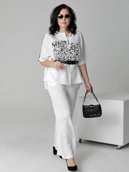 25235 Блуза белый