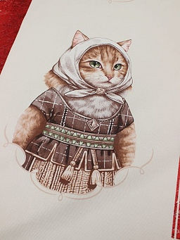 Рогожка Матильда, ш.1.5м, хлопок-100%, 165гр/м.кв, раппорт 63см