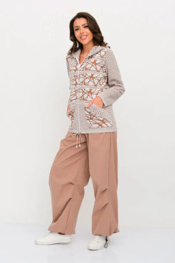 ЗЛАТА Жакет 5-1066к/кофе-молоч