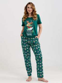 Пижама женская 100% хлопок Все будет! - Оптима фото 2