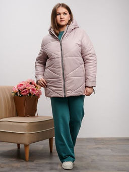 Куртка демисезонная Амелия пудра - Yollochka фото 2