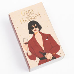 Набор новогодних женских носков KAFTAN Дама р. 36-39 (23-25 см), 2 пары фото 7