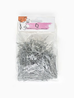 Штифт с петлёй СМ-1087, 4 см, упаковка 100 г, цвет серебро