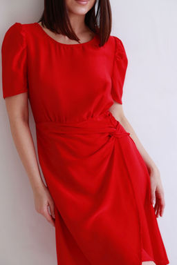 Martichelli Платье красное  фото 5