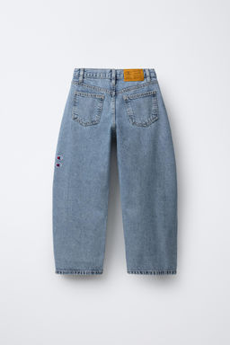 CHAMPION ® X ZARA BARREL JEANS