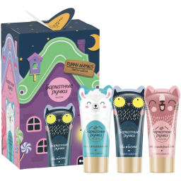 БАРХАТНЫЕ РУЧКИ набор FUNNY ANIMALS (увлажняющие кремы д/рук Основной уход 3шт по 45мл) 2024