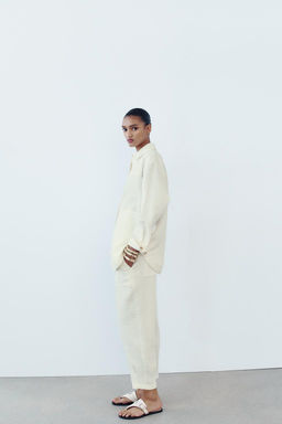 RUSTIC TROUSERS WITH DARTED HEMS - Zara фото 3