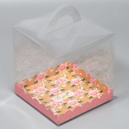 Цена за 5 шт. Коробка кондитерская, сундук, упаковка, Present, 16×16×18 см