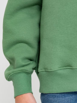 Свитшот для мальчиков зеленый с печатью - Mark formelle фото 5