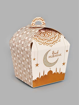 Цена за 2 шт. Коробка подарочная складная на Рамадан Eid Mubarak, 17×17×26 см