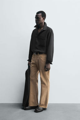 STRIPED FLOWING SHIRT - Zara фото 4