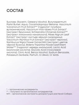 "NS" BLUEBERRY Скраб-джем д/лица "Обновляющий" 50мл