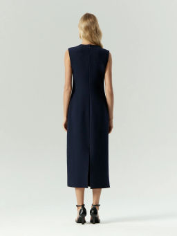 Платье-футляр макси, PL1636/madro - Emka фото 5