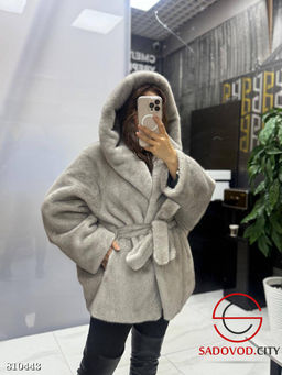 Шуба женская из эко меха - Bruno фото 2