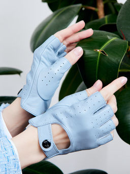 Перчатки жен ш/п LB-1005 l.blue