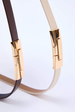 Siyah-Bordo 2li Paket Deri Gorunumlu Kemer TWOAW26KE00003 - Trendyolmilla фото 7