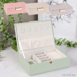 Шкатулка для украшений 18х12,3х5,3см / A328 /уп 72/