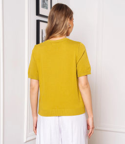 Футболка #ОКТ185001, лайм - Dommod фото 3