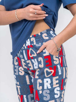 Костюм женский, цвет синий