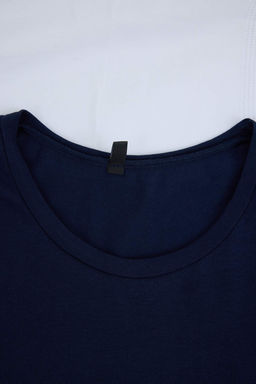 Mavi Regular Fit Ordek Desenli Orme Pijama Tak?m? TMNAW26PT00008 - Trendyolmilla фото 7