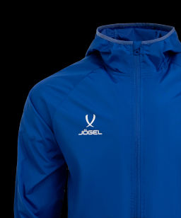 Куртка ветрозащитная JOGEL CAMP Rain Jacket, синий, детский  фото 4