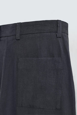 STRAIGHT-LEG FLOWING TROUSERS - Zara фото 9