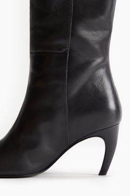 Botas de piel over-the-knee - H&m фото 4