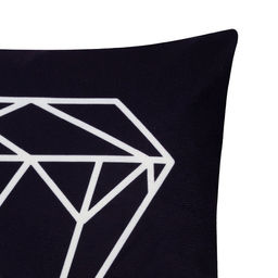 Наволочка декоративная Этель Геометрия Алмаз 40х40 см, велюр  фото 2