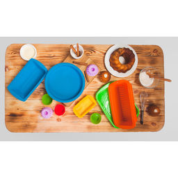 Форма для выпечки Доляна «Хлеб», силикон, 24×13×6 см, внутр.размер 21×11 см, бежевая