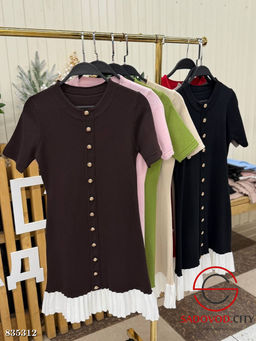 Платье женское с имитацией пуговиц - Bruno фото 5