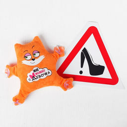 Игрушка для авто Мне можно! Я девочка, 19?4?21 см