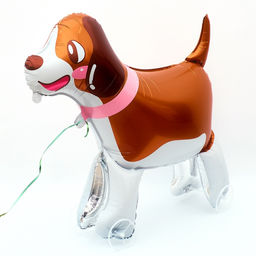 Воздушный шар фольгированный 32" «Собачка на колесиках», под воздух