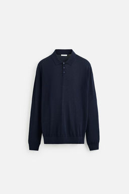 KNIT COTTON - SILK POLO SHIRT - Zara фото 9