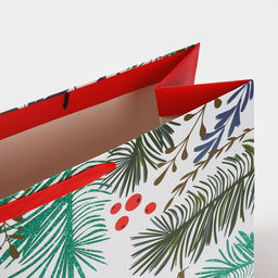 Пакет подарочный новогодний ламинированный «Счастья», XL 49 х 40 х 19 см