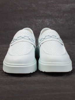 03-PDXL160-5 LT. BLUE Полуботинки женские (натуральная кожа)