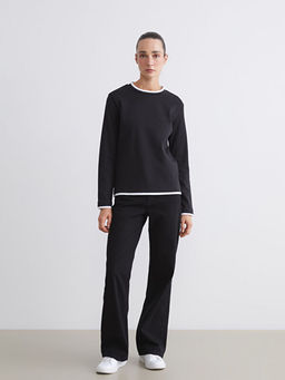 Bisiklet Yaka Kad?n Sweatshirt