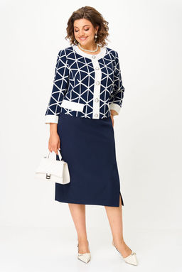 Костюм Aira Style 24128-Р сине-белый