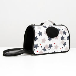 Сумка - переноска для животных Звездочки, каркасная, размер L, 53 х 21 х 29 см - Пижон фото 2