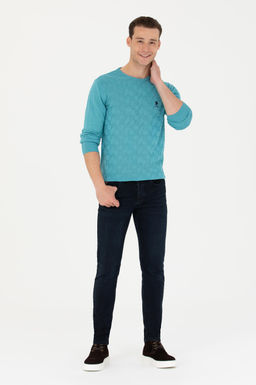 U. S. Polo Assn Мужской базовый свитер Petrol - U.s. polo assn фото 18