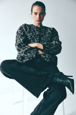 Chaqueta estampada en borreguito - H&m фото 2
