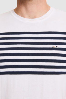 Erkek Slim Fit Bisiklet Yaka Beyaz Triko TiЕГrt - U.s. polo assn фото 6
