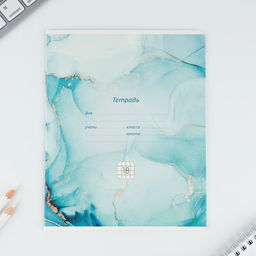 Цена за 13 шт. Тетрадь в клетку, 18 листов, А5, на скрепке, блок №1«Мрамор» МИКС