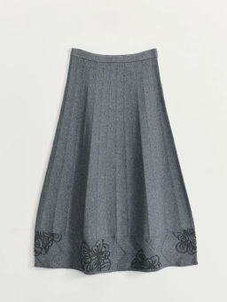 Вязаная юбка А-силуэта / Zarina  фото 7