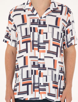 Lacivert Comfort Fit K_sa Kollu G_mlek