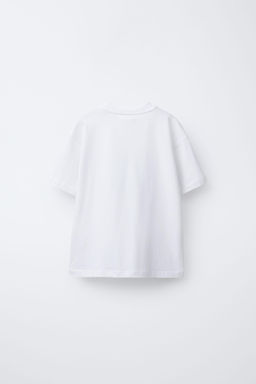 SLOGAN T-SHIRT WITH RAISED DETAIL