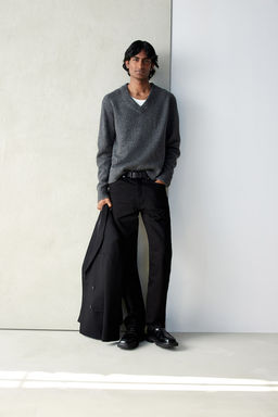 Jersey con cuello de pico Regular Fit