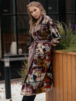 Жакет женский удлиненный, шерсть - Волтри фото 3