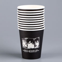 Цена за 10 шт. Стакан бумажный Аниме, 250 мл - Страна карнавалия фото 2