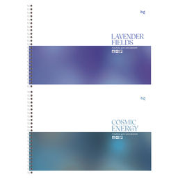 Альбом для рисования BG А4 40л. на спирали, 120г/м2 "Градиент" (АР4гр40 06805) обложка картон